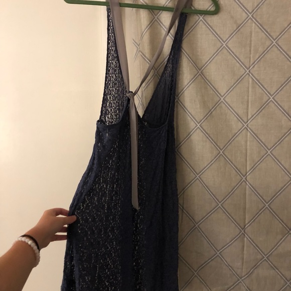 Free People Purple Lace Top - Picture 2 of 5